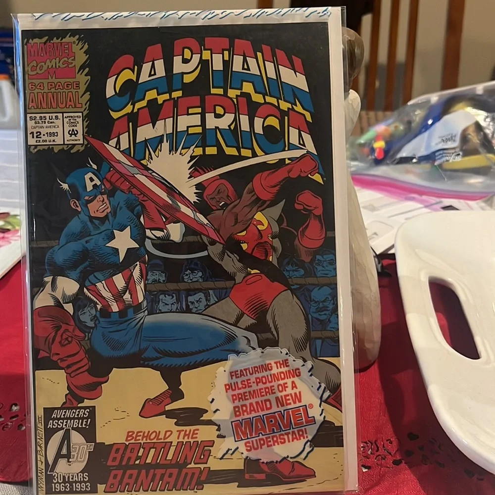 Captain America #12 :Behold the Battling Bantam Marvel Comics Paperback 1993 NWT